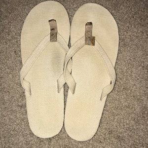 Women's Single Layer Hemp white rainbows